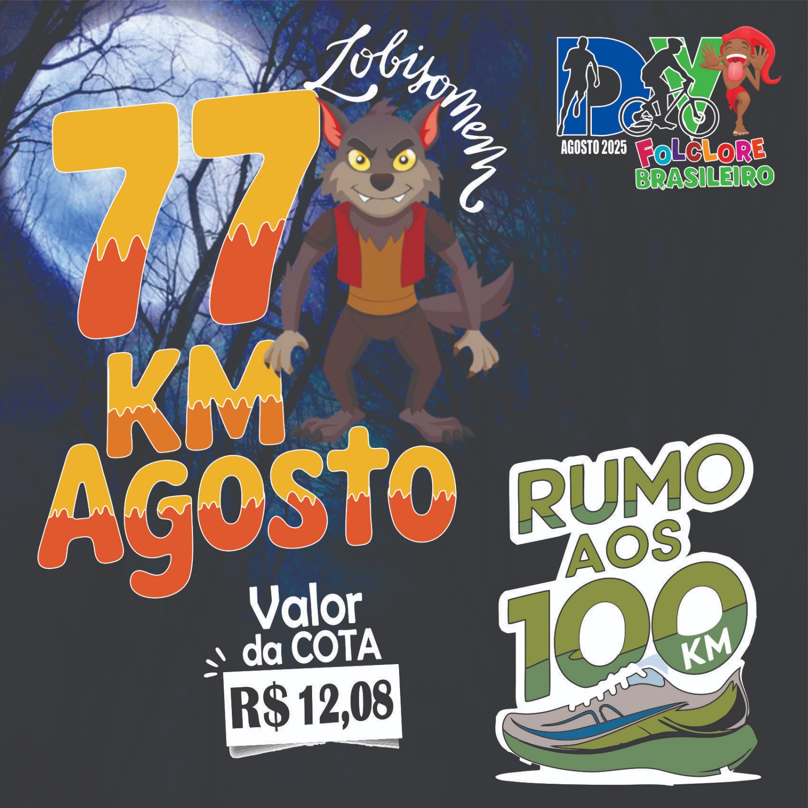<p><center><strong>77 KM EM AGOSTO</strong></center></p><p><center><strong>RUMOS AOS 100KM</strong></center></p><p> </p><p><center>CONSULTE AS REGRAS DO DESAFIO</center></p><p> </p><p><center><strong>TODO DIA É DIA DE ROCK BEBE</strong></center></p>